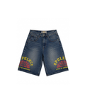 SUNBURST DENIM JORTS